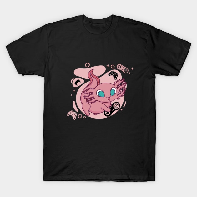 axolotl smile T-Shirt by ArtRoute02